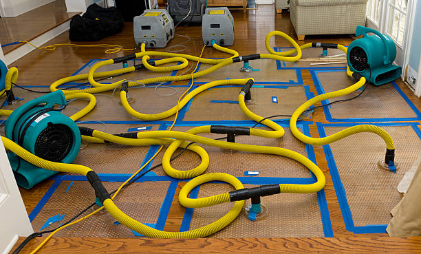 Professional Burst Pipe Water Damage technician working in Shawmut, ME
